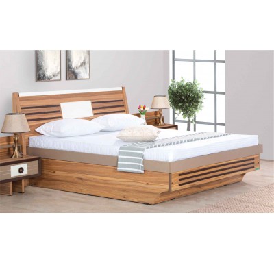 Briana Hydraulic Queen Bed By Damro  - 78"x60" ( 6.5' x 5' )